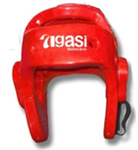 Taekwondo Head Guard Dipped Foam Red